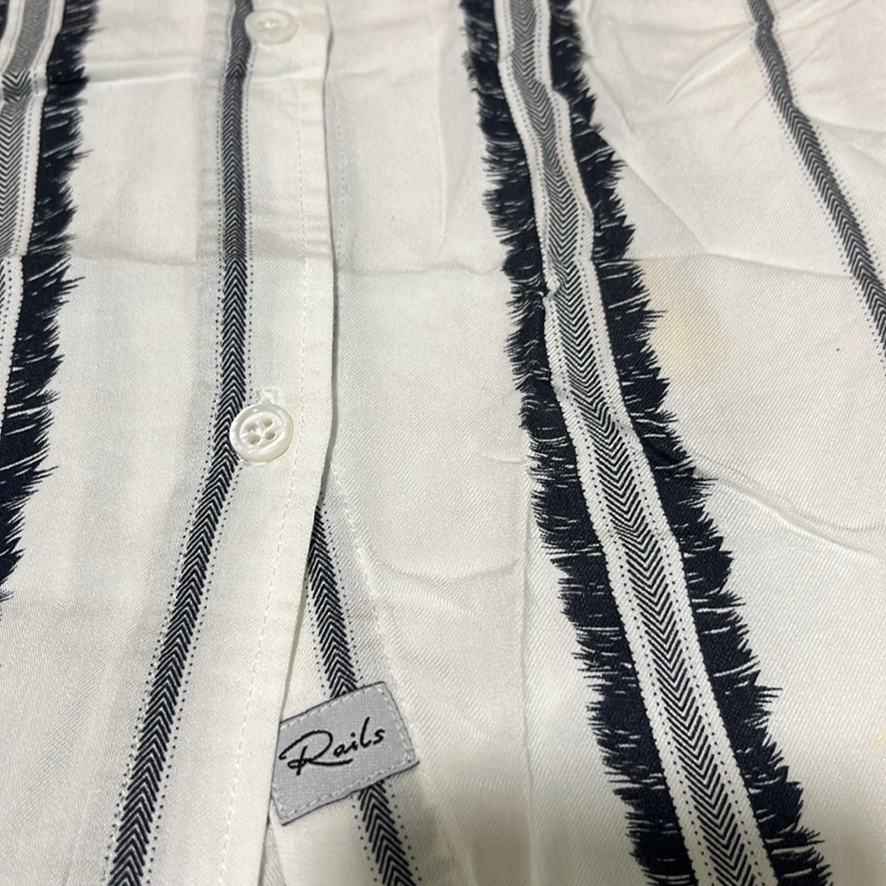 Rails White Striped Dress - Picture 3 of 9